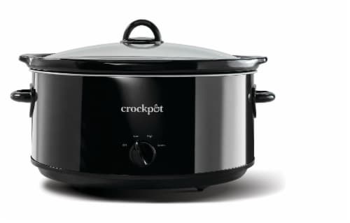 Crock-Pot® Black Manual Slow Cooker Perspective: front