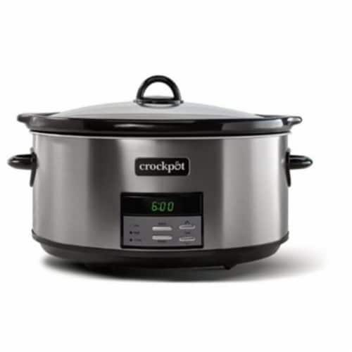 Crock-Pot® Stainless Steel Countdown Programmable Slow Cooker