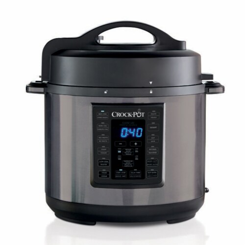 Crock-Pot Digital Slow Cooker - 8 qt - Black Stainless