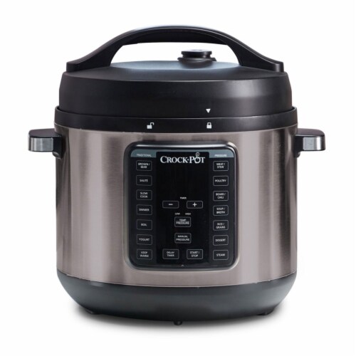 Crock-Pot® Stainless Steel Countdown Programmable Slow Cooker - Black, 8 qt  - Fred Meyer