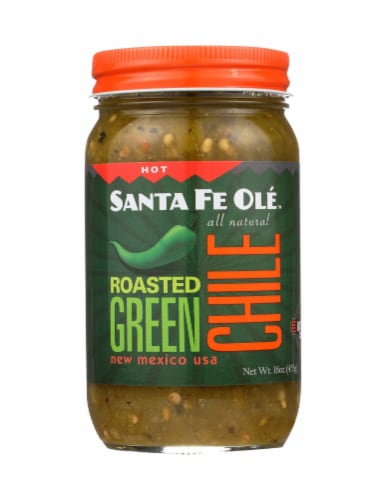 Santa Fe Ole™ Roasted Green Chiles - Hot Perspective: front
