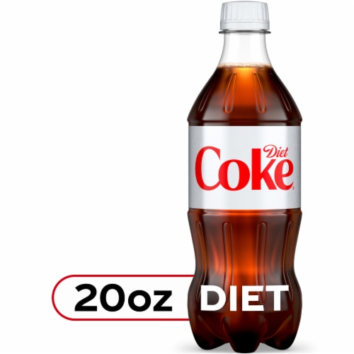 Diet Coke Cola Soda Bottle Perspective: front