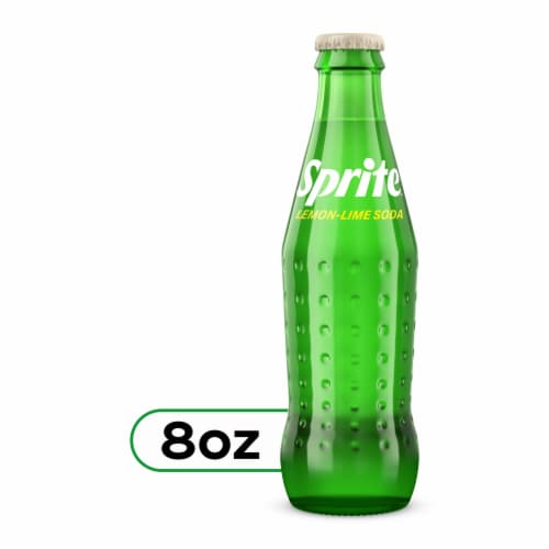 Sprite Lemon Lime Soda Pop Soft Drink Bottles, 6 bottles / 8 fl oz