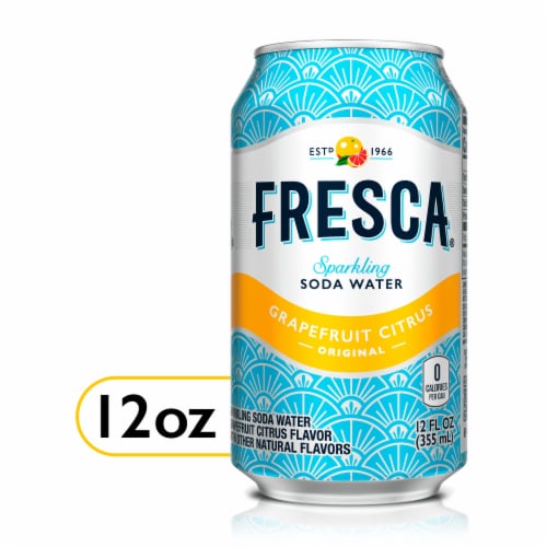 Fresca Grapefruit Citrus Zero Calorie And Sugar Free Sparkling Soda Pop  Water, 12 fl oz - City Market