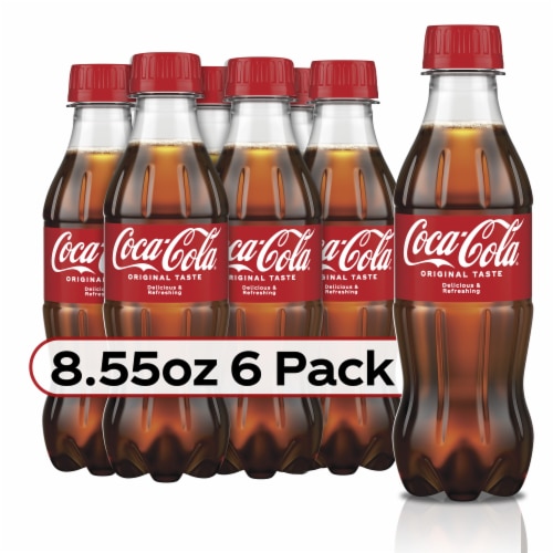 Coca-Cola Soda Pop Soft Drink Bottles Perspective: front