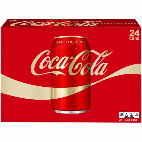 Coca-Cola Caffeine Free Soda Perspective: front