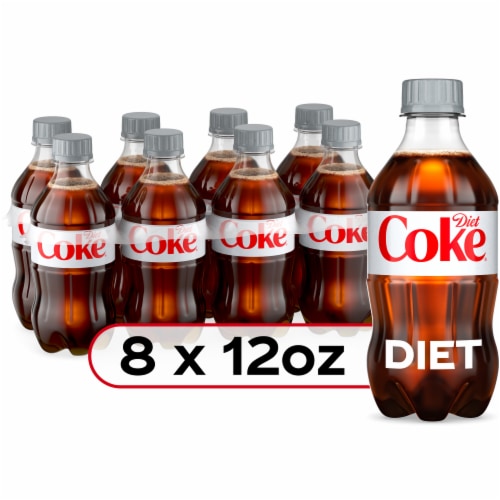 Diet Coke® Soda Bottles Perspective: front