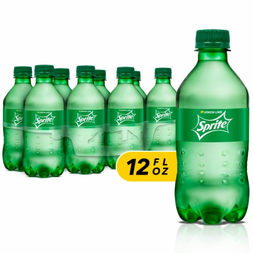 Sprite® Lemon Lime Caffeine Free Soda Bottles Perspective: front