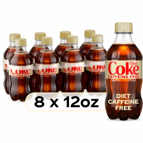 Diet Coke® Caffeine Free Soda Bottles Perspective: front