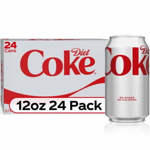Diet Coke® Soda Cans Perspective: front
