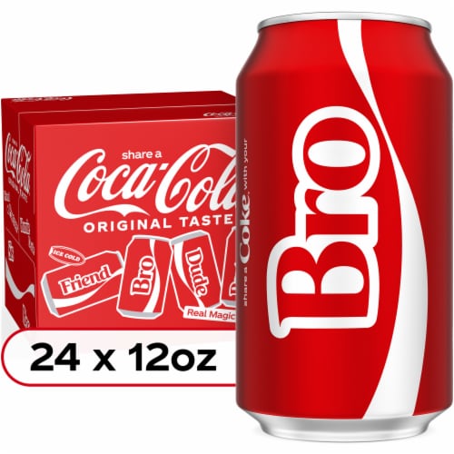Coca-Cola Classic Soda Cans Perspective: front