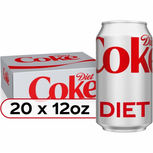 Diet Coke® Soda Cans Perspective: front