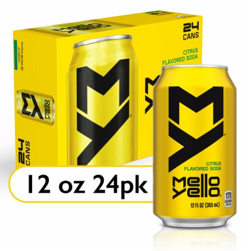 Mello Yello® Soda Cans Perspective: front