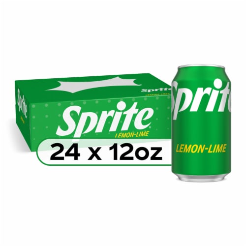 Sprite Zero Sugar Lemon Lime Diet Soda Pop Soft Drinks, 12 fl oz