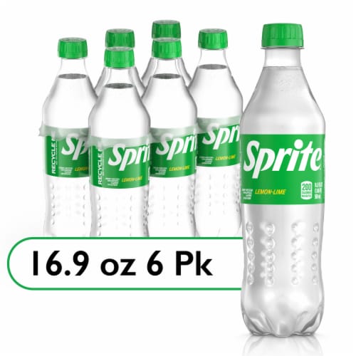 Sprite® Lemon Lime Caffeine Free Soda Bottles, 6 pk / 16.9 fl oz - Kroger