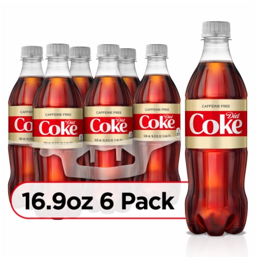 Diet Coke® Caffeine Free Soda Bottles Perspective: front