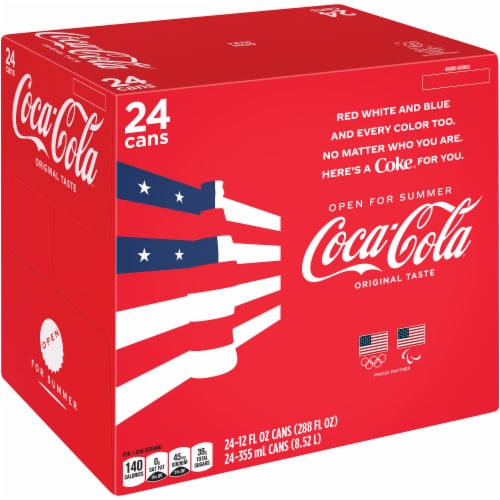 CocaCola Soda, 24 cans / 12 fl oz Food 4 Less