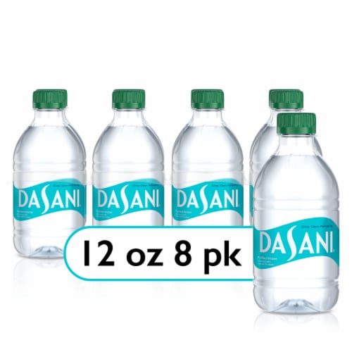 Dasani Purified Water Bottles Enhanced With Minerals Perspective: front