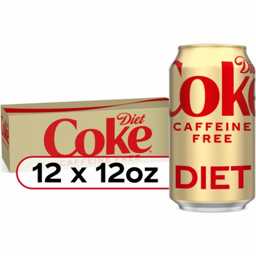 Diet Coke® Caffeine Free Soda Cans Perspective: front