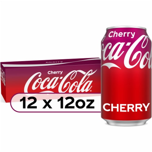 Coca-Cola® Cherry Soda Cans Perspective: front