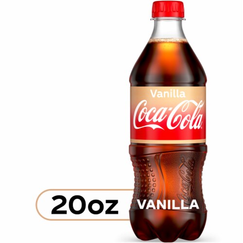 Coca-Cola® Vanilla Soda Bottle Perspective: front