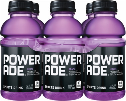 Powerade Grape Flavored Sports Drink Perspective: front