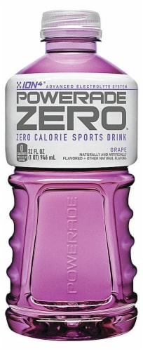 Powerade Zero Grape Sports Drink Perspective: front