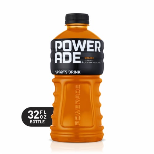 Powerade Orange Electrolyte & Vitamin Sports Drink Perspective: front