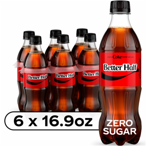 Coca-Cola® Zero Sugar Soda Bottles Perspective: front