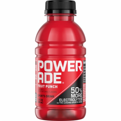 Powerade® Fruit Punch Sports Drink Bottle Perspective: front