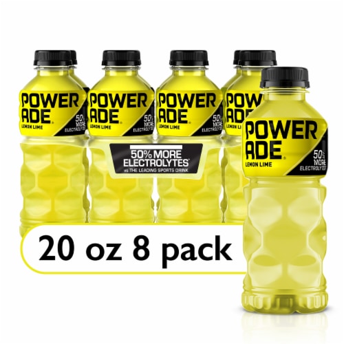 Powerade® Yellow Lemon Lime Sports Drink Multipack Bottles Perspective: front