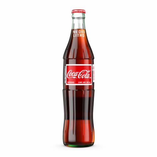 Coca-Cola® Mexico Soda Bottle Perspective: front