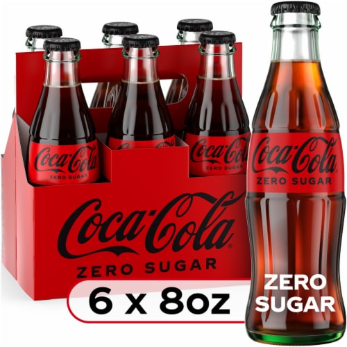 Coke Zero Sugar Diet Soda Pop Soft Drink, 6 ct / 8 fl oz - Foods Co.