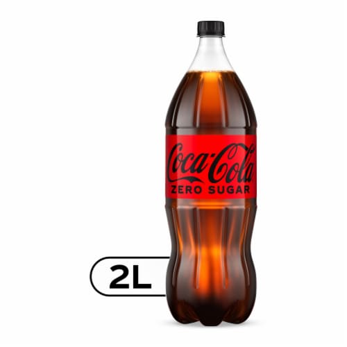 Coca-Cola® Zero Sugar Soda Bottle Perspective: front