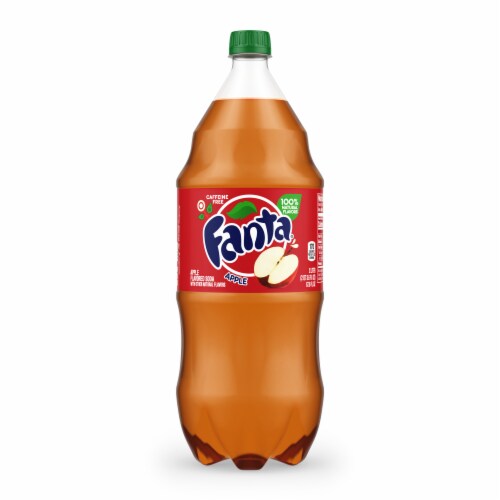 Fanta® Apple Soda Bottle Perspective: front