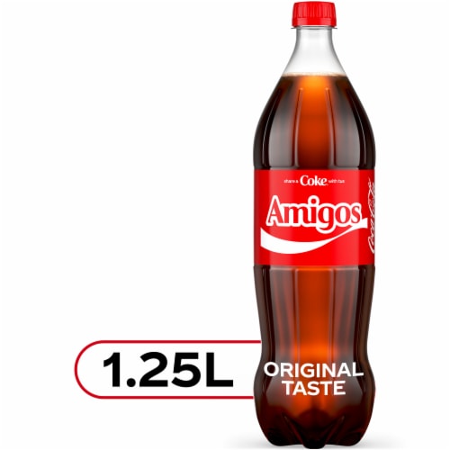 Coca-Cola Original Taste Soda Bottle Perspective: front
