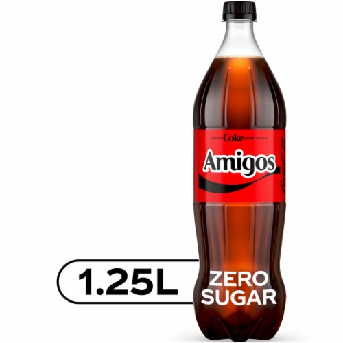 Coke Zero Sugar Diet Soda Pop Soft Drink Perspective: front