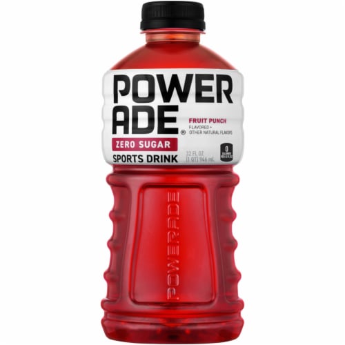 Powerade Zero Fruit Punch Sports Drink Perspective: front