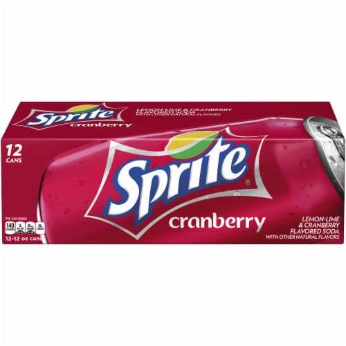 Sprite Lemon Lime Cranberry Soda Can, 12 pk / 12 fl oz Fry’s Food Stores