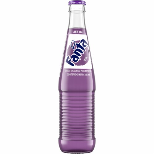 Fanta Grape Flavored Mexican Soda Perspective: front