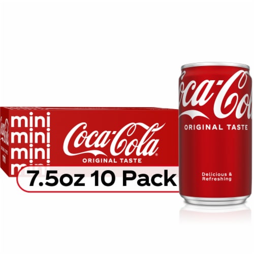 Coca-Cola® Soda Mini Cans Perspective: front