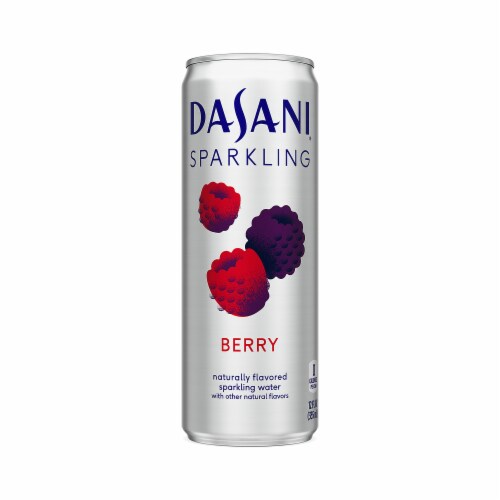 Dasani Berry Sparkling Water Perspective: front