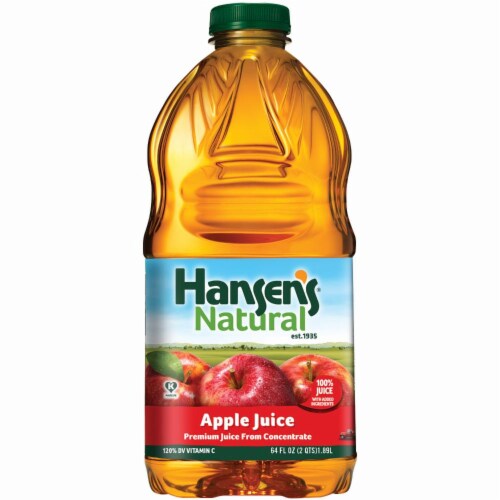 Hansen's Natural Apple Juice Perspective: front