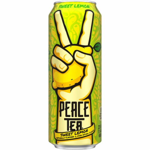Peace Tea® Sweet Lemon Flavored Tea Perspective: front