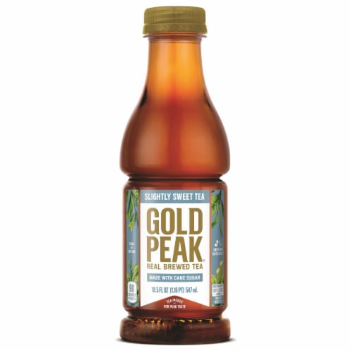Gold Peak® Slightly Sweet Tea Perspective: front