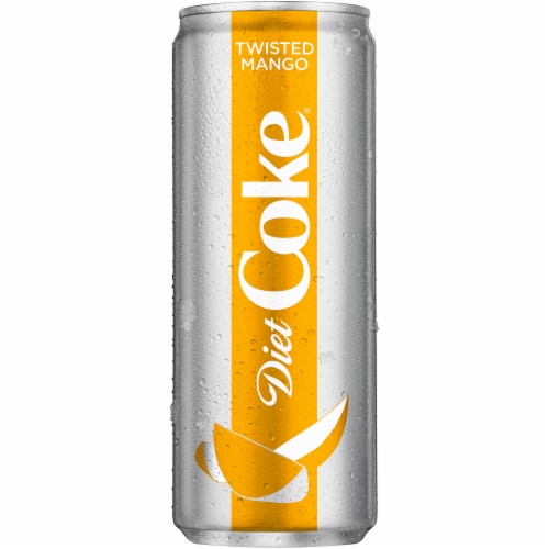 Diet Coke Twisted Mango Soda Perspective: front
