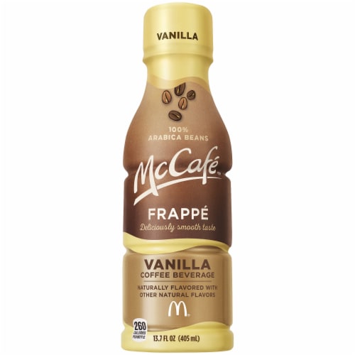 McCafe Vanilla Frappe Coffee Perspective: front
