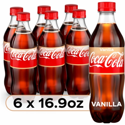 Coca-Cola® Vanilla Soda Bottles Perspective: front