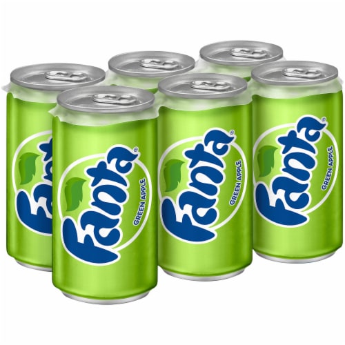 Fanta Green Apple Soda Perspective: front
