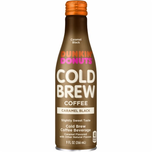 Dunkin’ Donuts Caramel Black Cold Brew Coffee Perspective: front